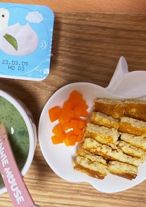 離乳食(後期)オートミールパンケーキ-レシピのメイン写真