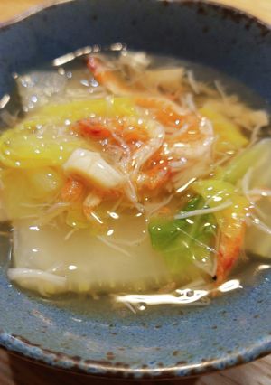 桜えびとホタテの白菜あんかけ✿春の香り-レシピのメイン写真