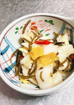 簡単！！白菜と塩昆布の香の物-レシピのメイン写真
