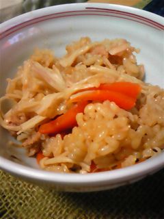 玄米でシーチキンの炊き込み御飯-レシピのメイン写真