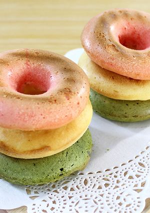 HMで簡単♡3色ドーナツ-レシピのメイン写真