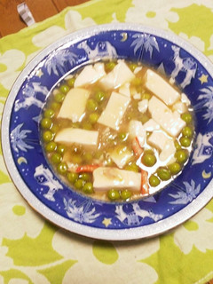 グリーンピースと豆腐のうま煮-レシピのメイン写真