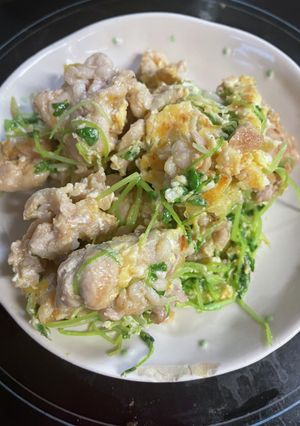 豆苗の和風炒め-レシピのメイン写真
