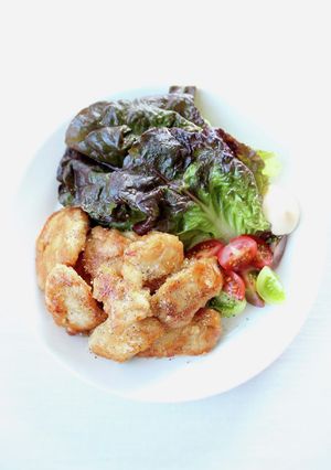 柔らかな【鶏むね肉のにんにく醤油焼き】-レシピのメイン写真