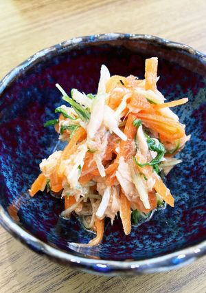 こどもパクパク　水菜のツナ和え-レシピのメイン写真