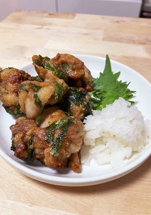 味付け簡単！豚バラと大葉のころころ唐揚げ-レシピのメイン写真