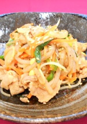 【松噛むカム】糸こんにゃくのチャプチェ-レシピのメイン写真