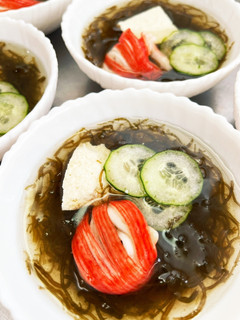 副菜に!ちょっと豪華なもずく酢②-レシピのメイン写真