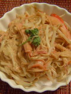 ☆捨てないで☆お刺身のツマで焼きそば風☆-レシピのメイン写真