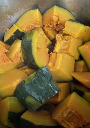 かぼちゃの煮物　　圧力鍋-レシピのメイン写真