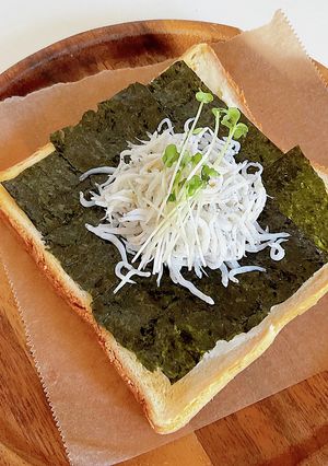 しらすのオープンサンド-レシピのメイン写真