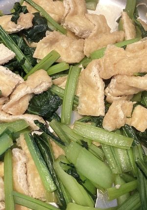 小松菜と油揚げの煮浸し-レシピのメイン写真