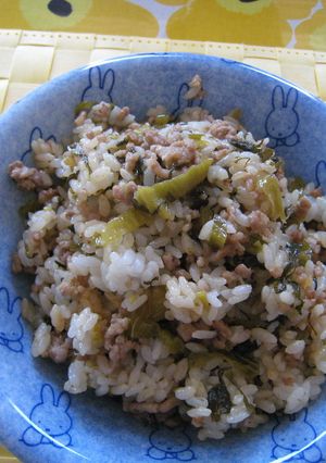 シンプル材料で☆本格高菜炒飯-レシピのメイン写真