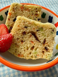 野菜入り蒸しパン-レシピのメイン写真