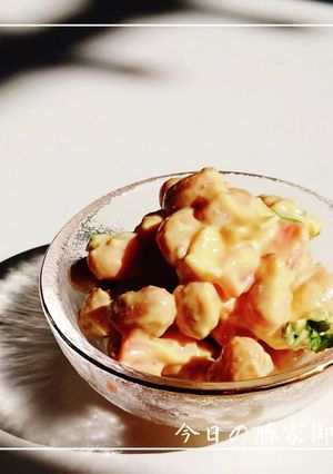 タンパク質補給☆大豆と卵の春色サラダ-レシピのメイン写真