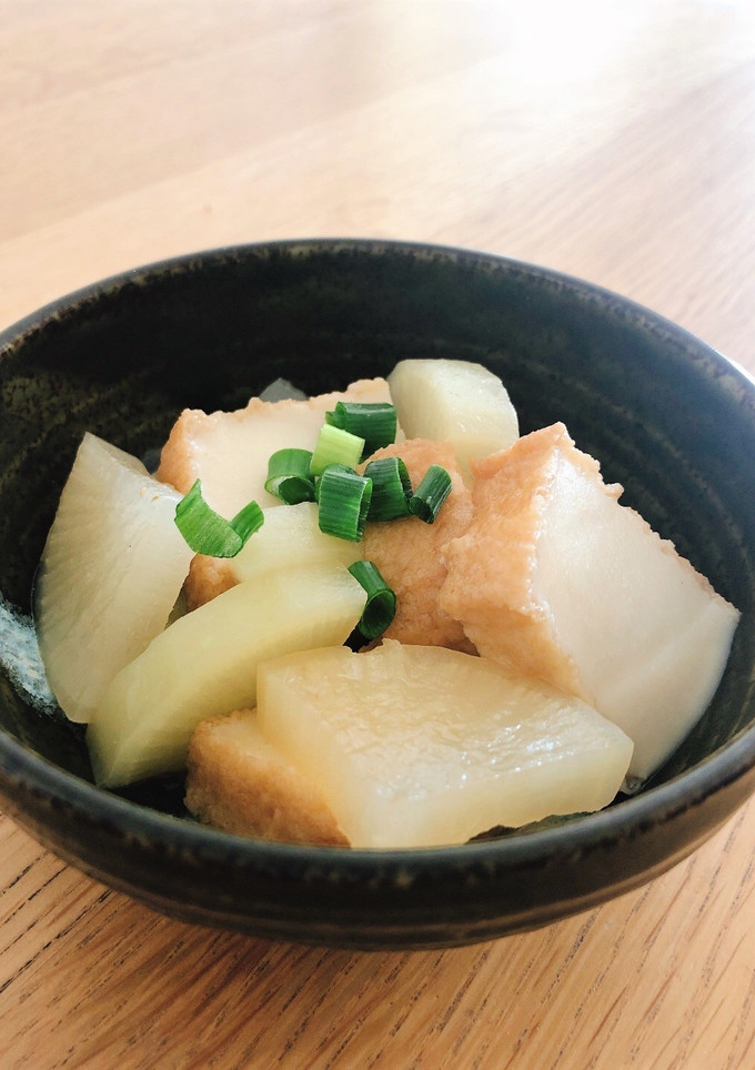 味つけは鶏だしで＊厚揚げと大根の煮物-レシピのメイン写真
