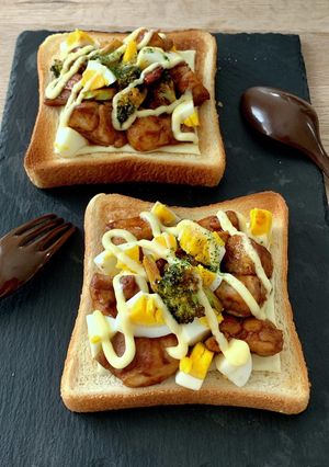 贅沢*至福のデミタマオープンサンド-レシピのメイン写真
