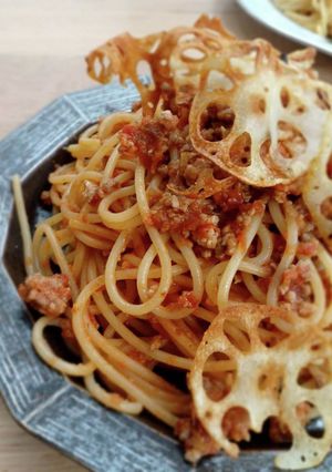柿のミートソース-レシピのメイン写真