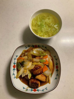肉団子の甘酢だれ、中華スープ-レシピのメイン写真