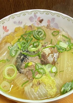 白菜のサバ缶煮込み-レシピのメイン写真
