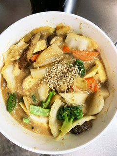 お一人様☆さっぱり辛根菜たっぷり野菜炒め-レシピのメイン写真