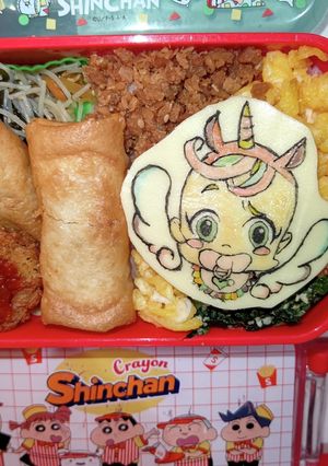 ベビタピのキャラクター弁当～♪-レシピのメイン写真