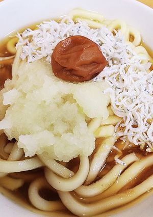 【風邪】おろし梅しらすうどん【さっぱり】-レシピのメイン写真