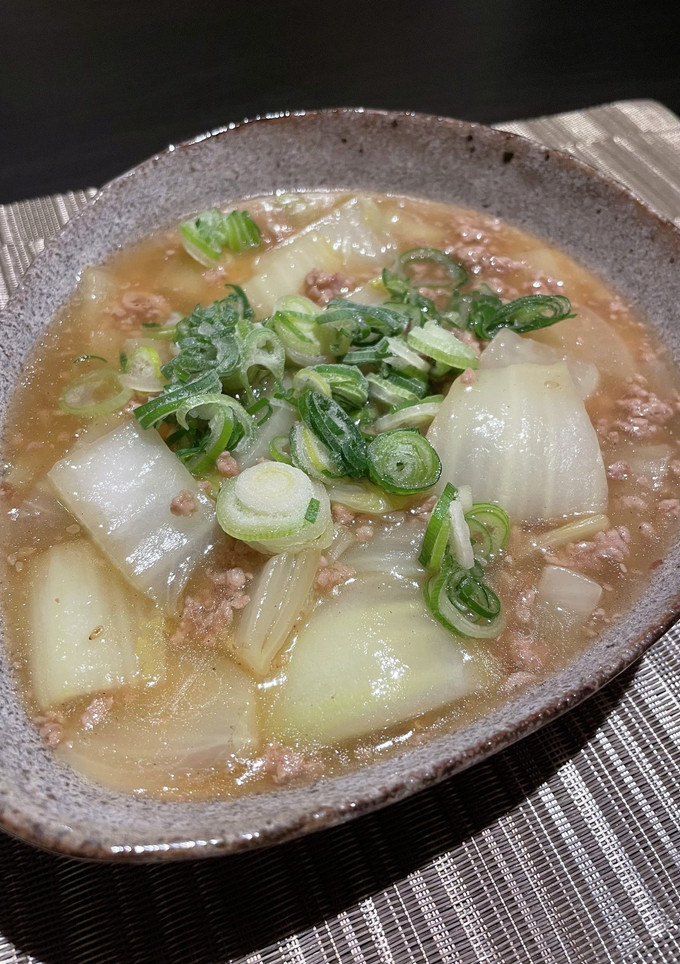 簡単！白菜と大根の挽肉あんかけ-レシピのメイン写真