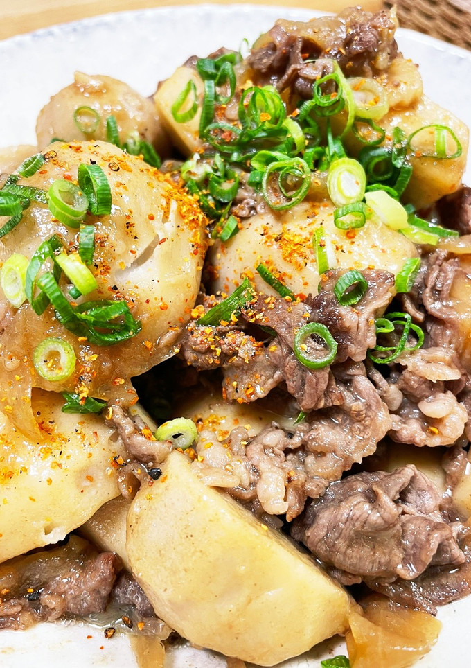 里芋の肉じゃが風♪-レシピのメイン写真