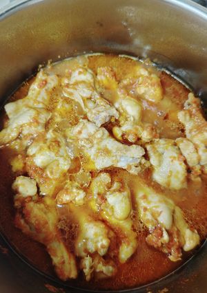 ♬圧力鍋で、手羽元のトマト煮込み♬-レシピのメイン写真