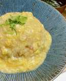 ベーコンレタスのたまごあんかけチャーハン