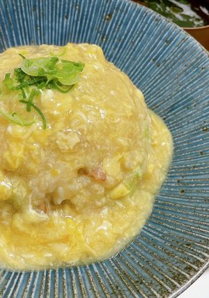 ベーコンレタスのたまごあんかけチャーハン-レシピのメイン写真