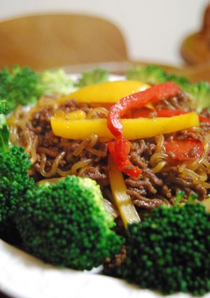 やさしいお酢で挽き肉オイスター炒め-レシピのメイン写真