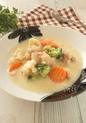 鶏肉とたっぷり野菜のクリーム煮-レシピのメイン写真