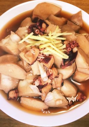 電気圧力鍋で里芋とタコの煮物-レシピのメイン写真