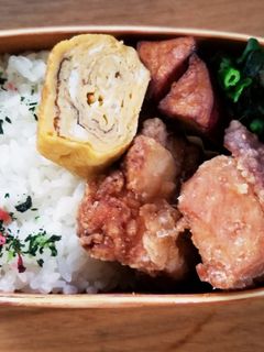 から揚げ弁当(2.22)-レシピのメイン写真