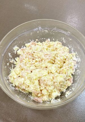 レンジで、さつまいもとツナのサラダ-レシピのメイン写真