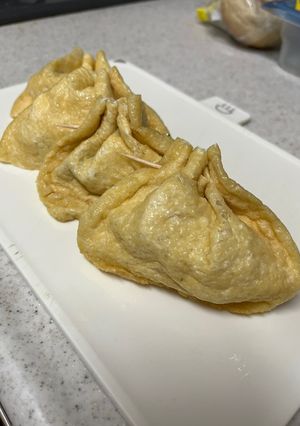 梅チーズ餅巾着-レシピのメイン写真