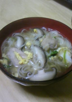 うどんだしで☆簡単親子にゅうめん-レシピのメイン写真