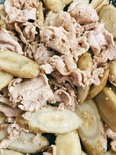 ごぼう甘辛肉炒め-レシピのメイン写真