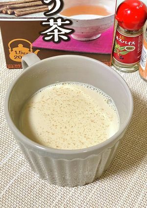 ごぼう茶で作る…スパイス入りミルクティー-レシピのメイン写真
