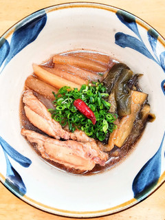 鶏手羽中と大根とナスの煮物-レシピのメイン写真