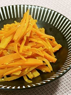 人参の甘味がギュ♡にんじんの味噌生姜炒め-レシピのメイン写真