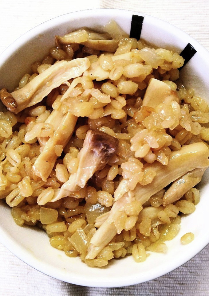 玉ねぎと エリンギの 洋風 炊き込みご飯-レシピのメイン写真