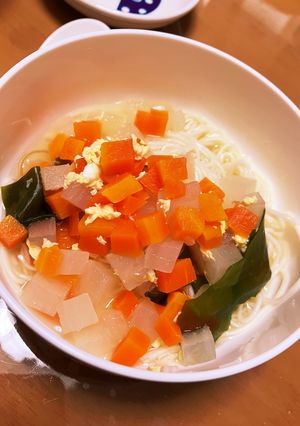 簡単！野菜たっぷりそうめん-レシピのメイン写真