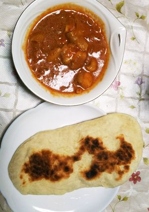ナンカレーのナン-レシピのメイン写真