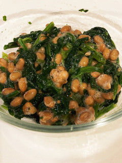 (保育園レシピ)ほうれん草と納豆の和物-レシピのメイン写真