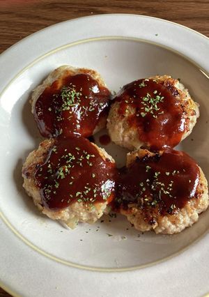卵なし！豚ひき肉ハンバーグ-レシピのメイン写真