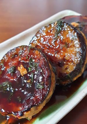 米ナス（ナス）のはさみ焼きガッツリソース-レシピのメイン写真