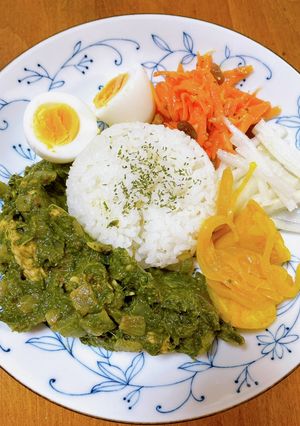 小松菜のスパイスグリーンカレー-レシピのメイン写真